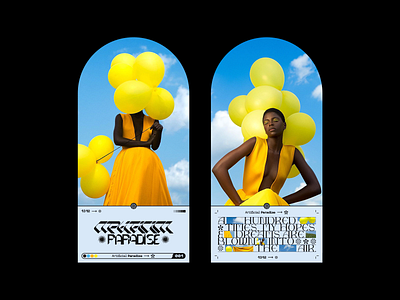 Artificial Paradise colors design film futuristic gothic graphic design poster typogaphy vector yellow