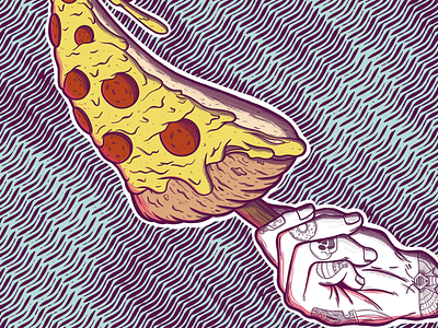 Pizza Love adobe art color digital illustration photoshop pizza rgb tarro