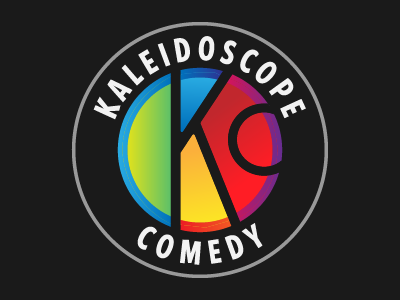 Kaleidoscope Comedy Logo colorful comedy illustrator kaleidoscope kc logo
