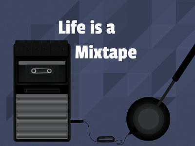 Casettes Player cassette illustrator mixtape vectorart