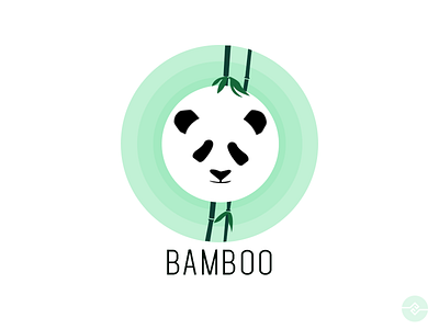 Panda bamboo dailylogochallenge logo panda vector