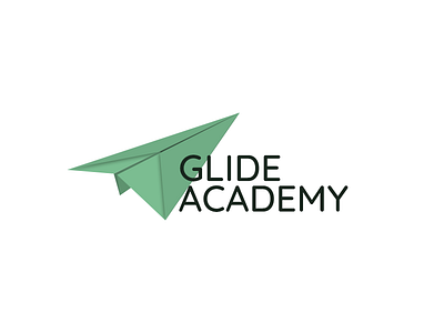 Glide Academy dailylogo dailylogochallenge glide logo paperplanelogo