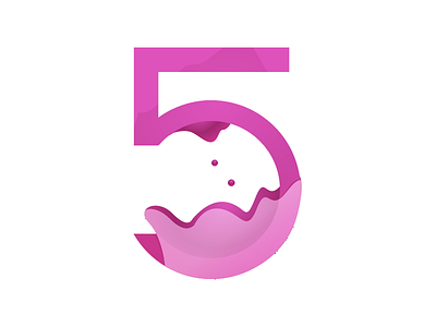 5 5 logo numbers numericlogo redesign
