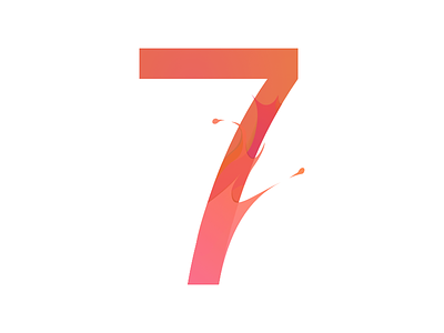 7 7 logo numbers numericlogo redesign