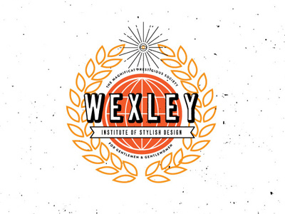 Unused Wexley Design Rebrand cult globe institute laurel masonic seal wexley
