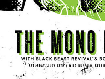 Monomen Rough 3 #2 condensed poster shadow the mono men typography