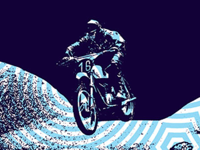 One Moto Show 2016 dirt bike dirt track moto motorcycle pattern pnw screen print