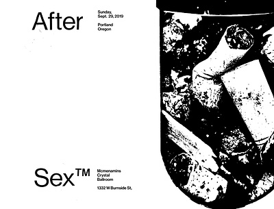 Cigarettes After Sex gigposter gigposters monochrome pill poster sex typography typography poster