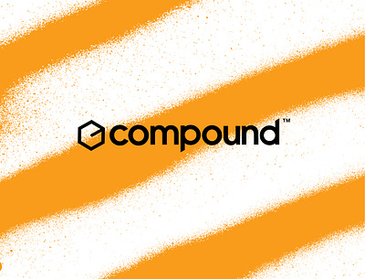 Compound Logo and Wordmark geometric logo portland sans serif spray can spray paint typography wordmark