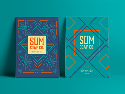 Sum Soap branding poster