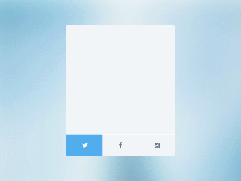 Appon Social Widgets animation facebook gif instagram interface social twitter ui ui kit ux web widget