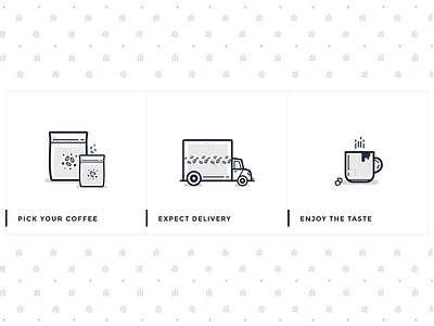 Coffee Shop Icons bags coffee cup ecommerce icons illustration mug shop store sugar truck vector