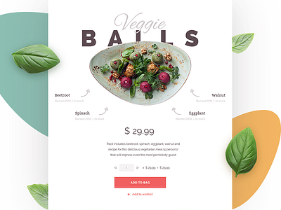 Food Store Component cooking ecommerce food meal organic product recipe shop ui vegetables