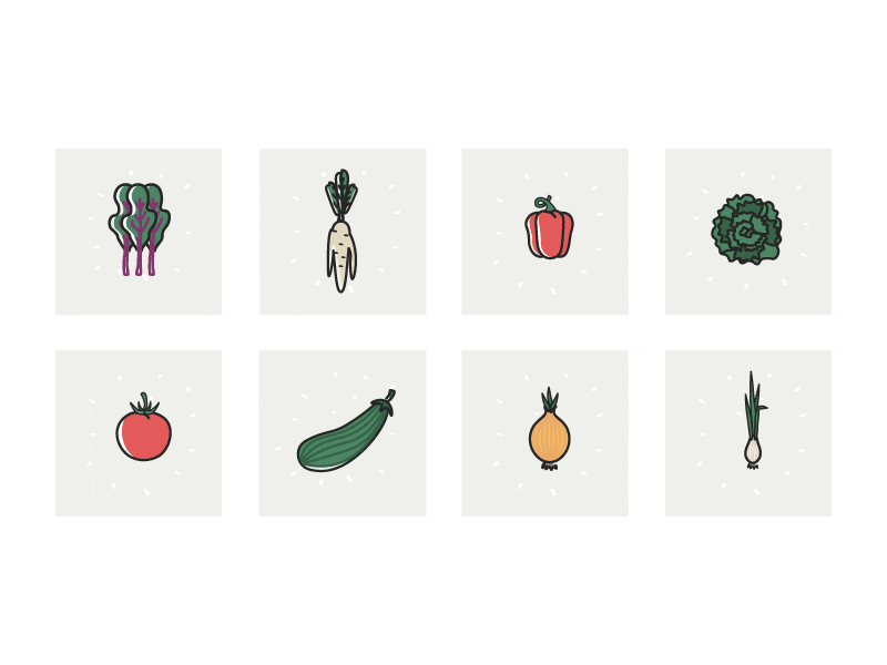 Garden Plants Part 3 celery fruits gardening garlic herbs icon set onion paprika plants potato vector vegetables