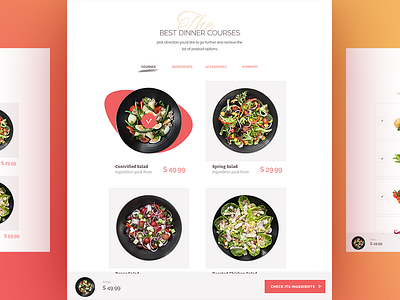 Foodly product constructor cooking ecommerce food grocery product shopify tiles ui