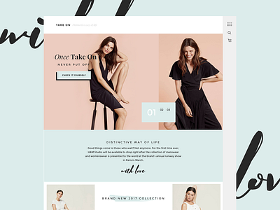 Take On Homepage Concept by Olia Gozha for Kohorta on Dribbble