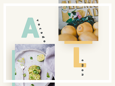 Cafe Story Exploration about avocado cafe food grid layout lemon local cafe restaurant typography ui webdesign