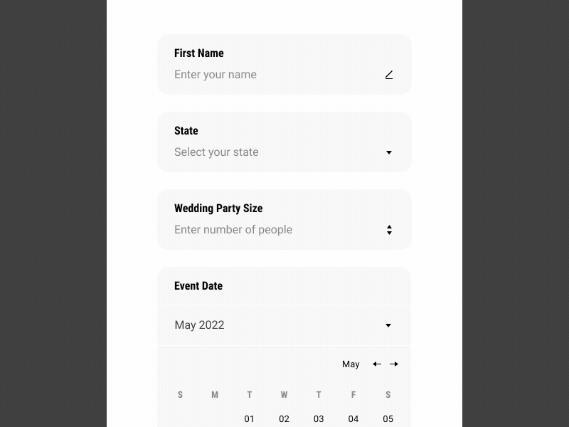 Form Components design systems forms inputs ui animation ui design ux design