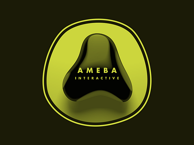 Ameba 3d logo vector