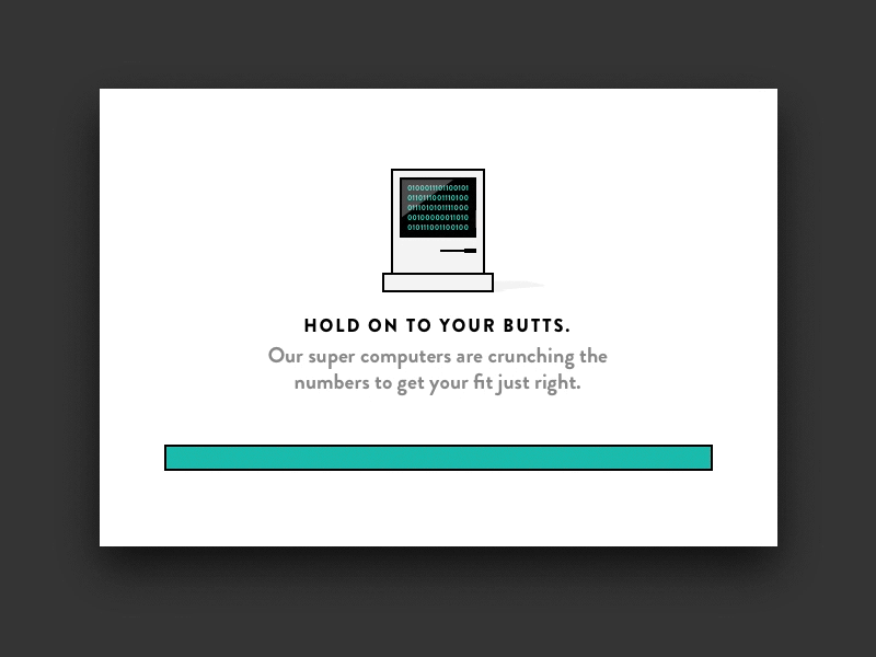 Number Crunching animation loading ui design web design