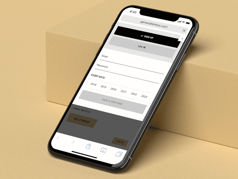 Date Picker UI Design 3d rendering blender 3d date picker ui design ux design