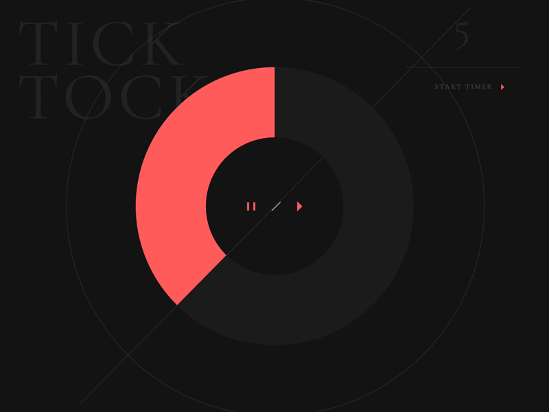 Tick Tock animation css animation graphic design motion design ui animation ui design web design