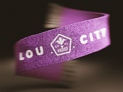 Lou City FC logo scarf 3d design b3d badge blender branding crest logo design soccer logo