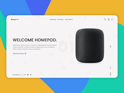 Apple Homepod Landing Page