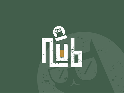 Nub_Logo bar beer brand cat logo