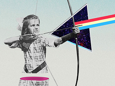 Steady As She Goes design illustration color collage photography