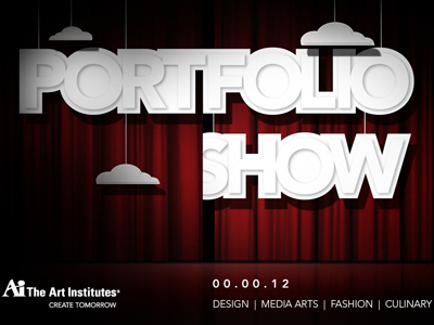 Portfolio Show | Campaign V4 color design direction print type