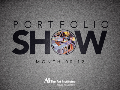 Portfolio Show | Campaign V5 design direction color print type