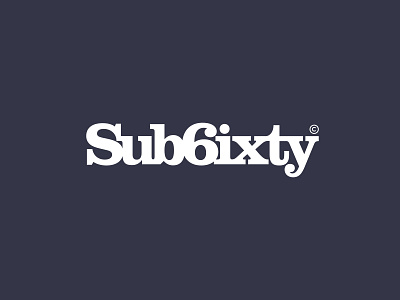 Sub6ixty - Cycling Magazine Identity