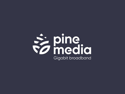 Pine Media - Identity for gigabit broadband company