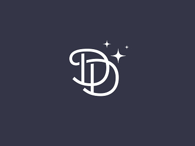 Didsbury Dusters - Monogram for local cleaning company branding cleaning custom type design icon logo monogram monoline starship typography vector