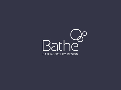 Identity for a bathroom design and installation company branding custom type design icon logo monoline stencil typography vector