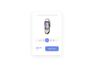 Daily UI Challenge #012 - E-Commerce Shop (Single Item)