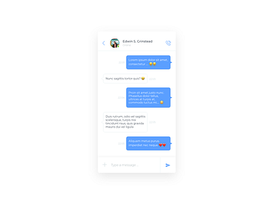 Daily UI Challenge #013 - Direct Messaging adobe xd app chat chat app chat bot dailui daily 100 daily 100 challenge daily challange design direct messaging mobile mobile app ui