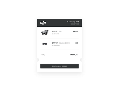 Daily UI Challenge #017 - Email Receipt adobe xd app dailui daily 100 daily 100 challenge daily challange design email email receipt receipt ui