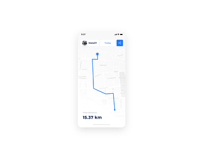 Daily UI Challenge #020 - Location Tracker adobe xd animation app clean clean app dailui daily 100 daily 100 challenge daily challange design gps location location app location tracker mobile mobile app tracker ui