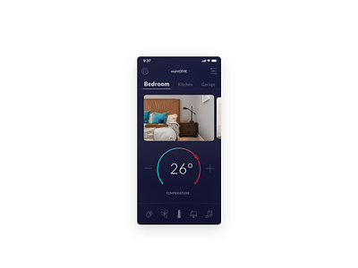 Daily UI Challenge #021 - Home Monitoring Dashboard adobe xd app card dailui daily 100 daily 100 challenge daily challange dashboad design home app home monitoring dashboard mobile app monitoring dashboard ui