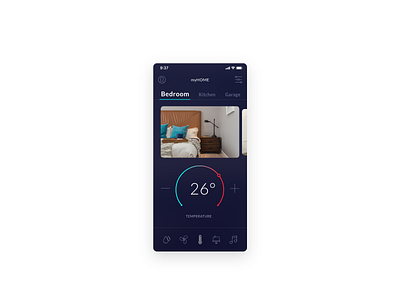 Daily UI Challenge #021 - Home Monitoring Dashboard