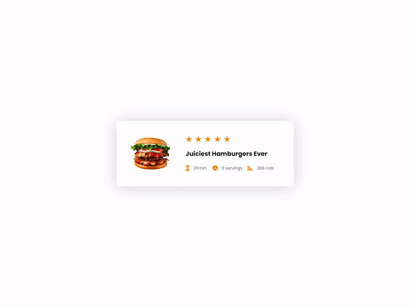 Daily UI Challenge #040 - Recipe