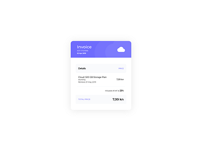 Daily UI Challenge #046 - Invoice