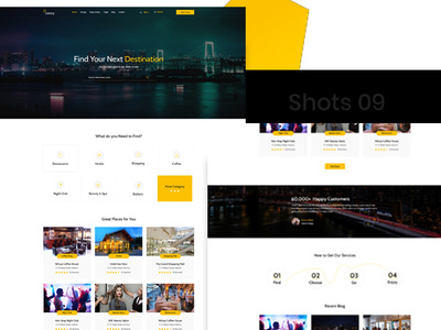 directory listing landing page agency business design lading page leading page design listing website ui