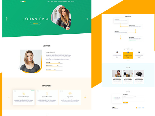 Dribbble - portfolio_website_design.jpg by md ali reza sany