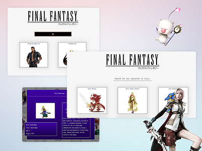 Final Fantasy | Characters information