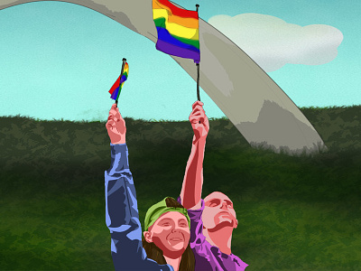 Pride activism digital art graphic art illustration lgbt photoshop vector wacom