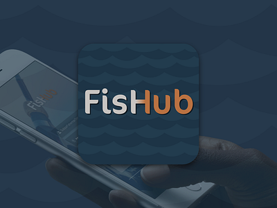 Concept App Design: FisHub Mobile Fishfinder adobe illustrator app branding concept design design icon illustration logo ui ux vector