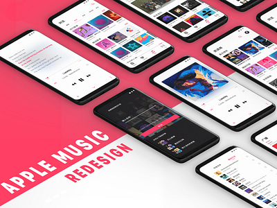 Apple Music Redesign app apple design design music uidesign ux ux ui